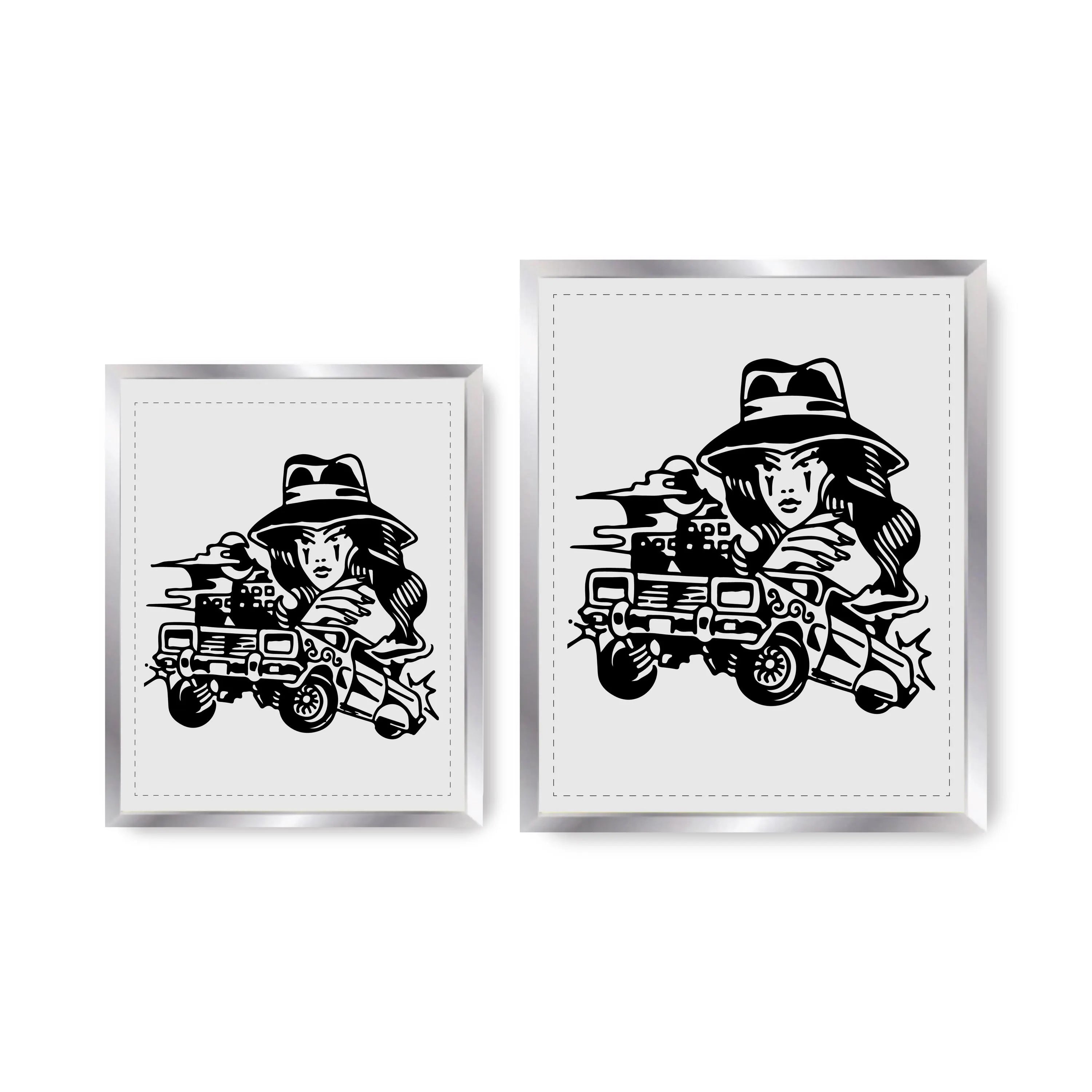 Pre-Burned Screen: Custom Silk Screen Printing Frames